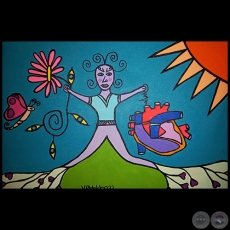 Conexión-Expansión - Pintura de Virginia Rojas Holden - Año 2022